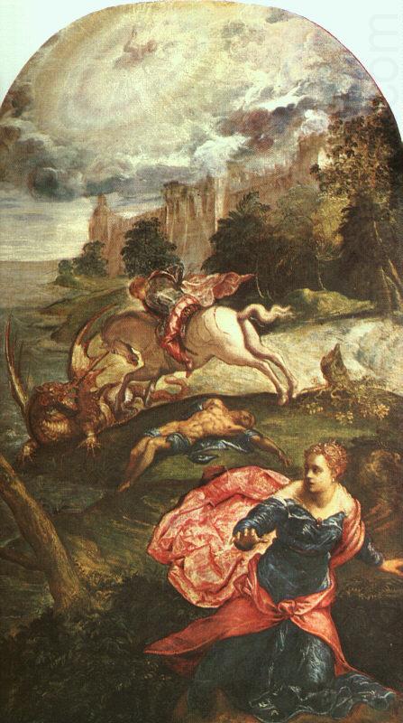 St.George and the Dragon, Jacopo Robusti Tintoretto